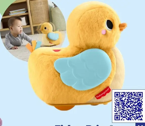 Aanbieding: 4-in-1 Knuffel en Kruip Eend