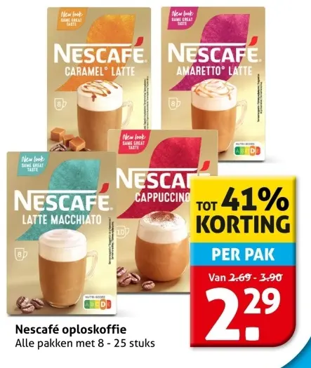 Aanbieding: Nescafé oploskoffie
