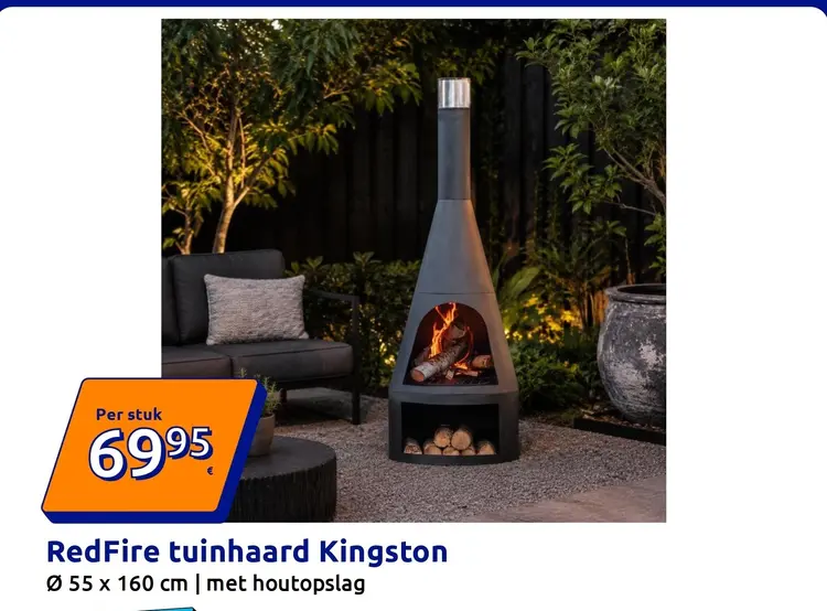 Promotie: RedFire tuinhaard Kingston