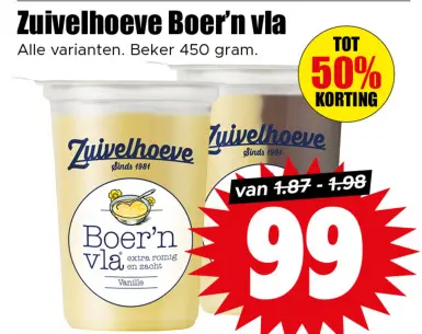 Aanbieding: Boer'n vla