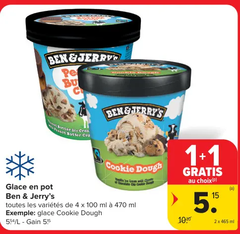 Offre: Glace en pot