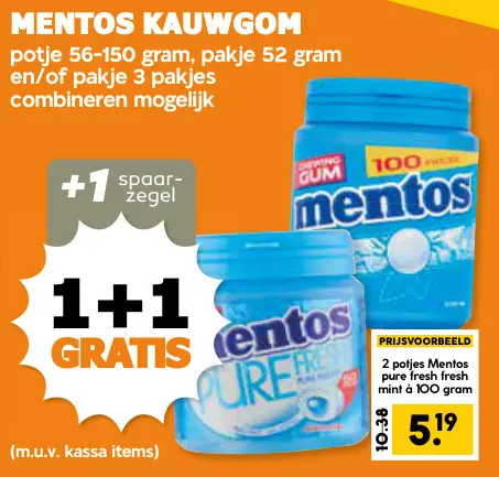 Aanbieding: Kauwgom