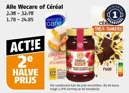 Aanbieding: Alle Wecare of Céréal