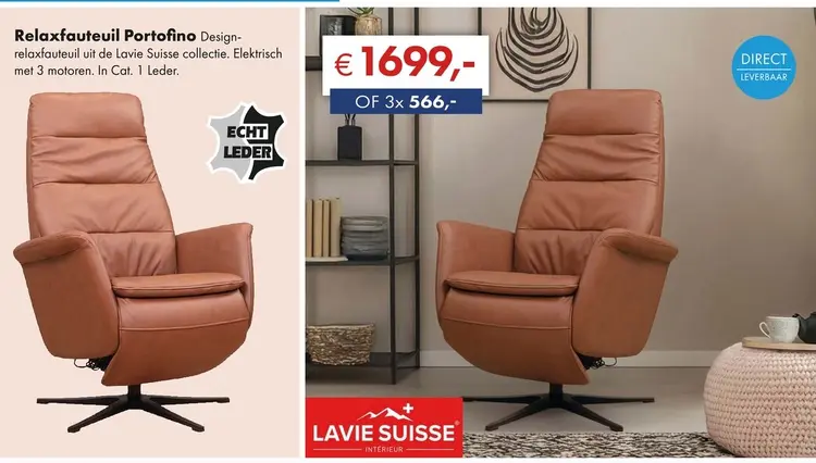 Aanbieding: Portofino relaxfauteuil
