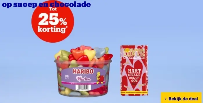 Aanbieding: Snoep en chocolade