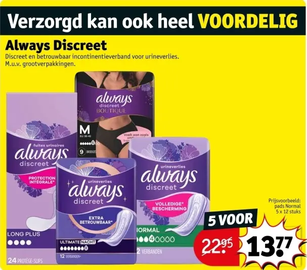 Aanbieding: Always Discreet