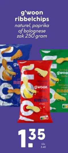 Aanbieding: Ribbelchips