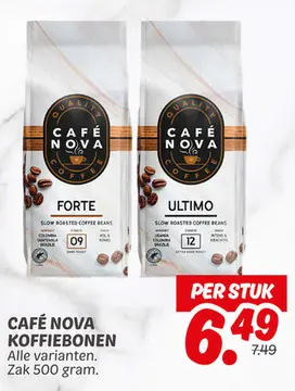 Aanbieding: CAFÉ NOVA KOFFIEBONEN