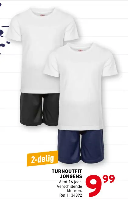 Promotie: Turnoutfit jongens