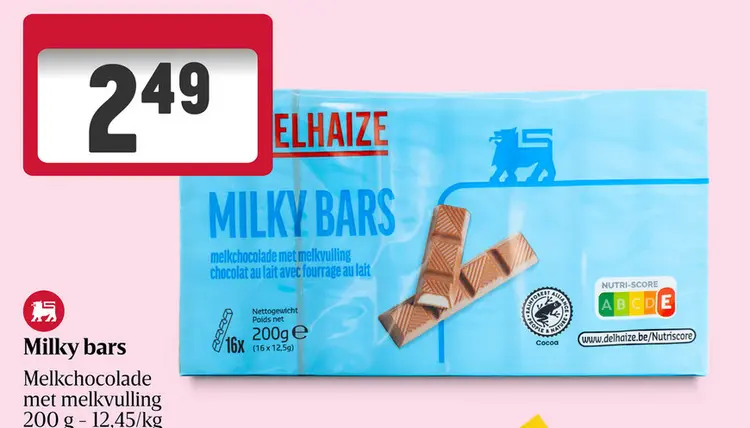 Promotie: Milky bars
