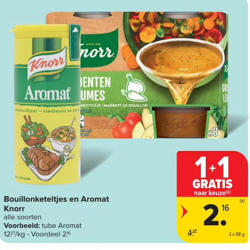 Promotie: Bouillonketeltjes en Aromat