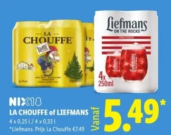 Aanbieding: La Chouffe of Liefmans