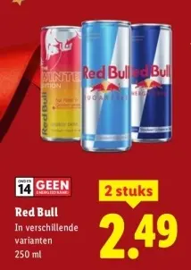 Aanbieding: Red Bull