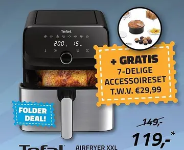Aanbieding: Tefal AIRFRYER XXL