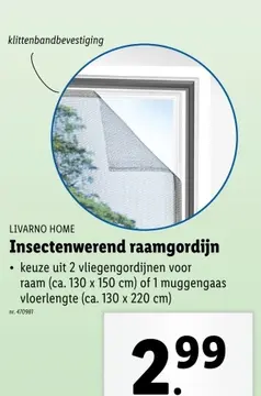 Aanbieding: Insectenwerend raamgordijn