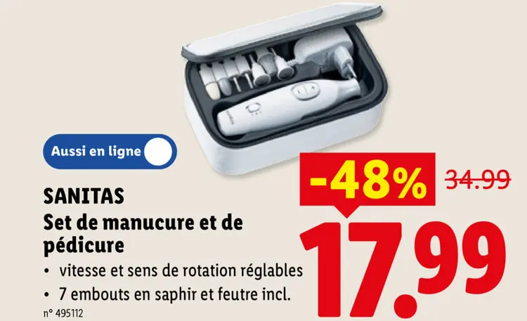 Offre: Set de manucure et de pédicure