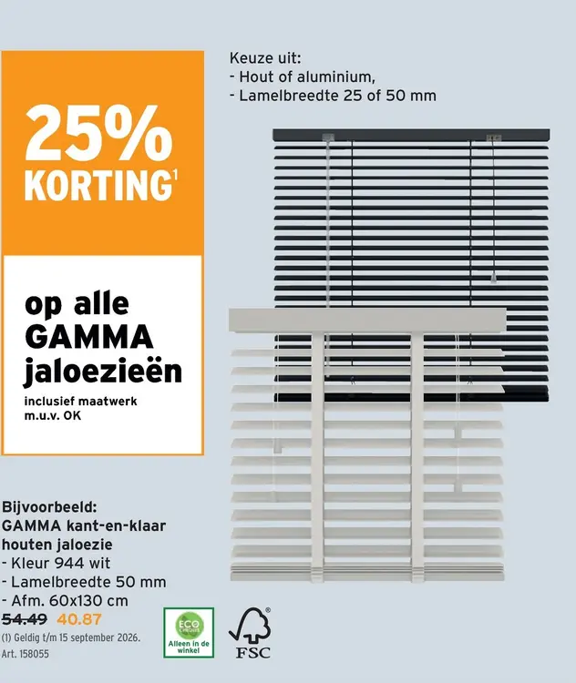 Promotie: jaloezieën