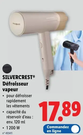Offre: Défroisseur vapeur