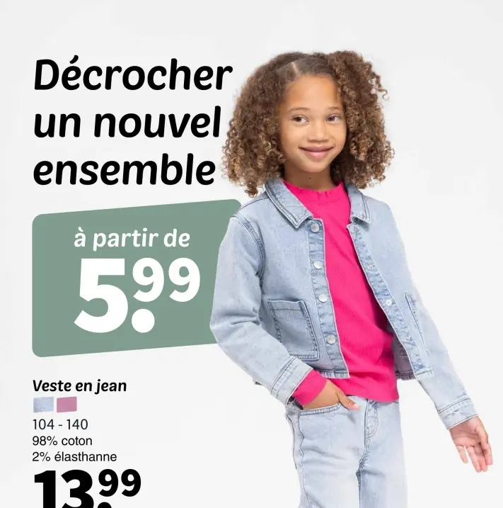 Offre: Veste en jean