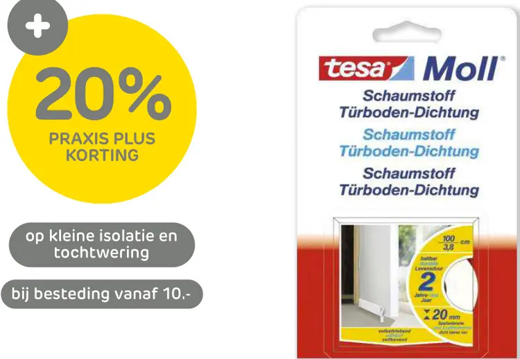 Aanbieding: Kleine isolatie en tochtwering