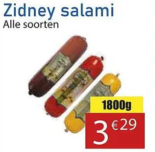 Aanbieding: Zidney salami