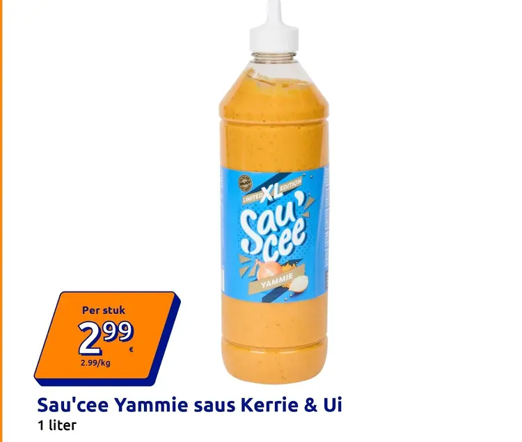 Promotie: Yammie saus Kerrie & Ui