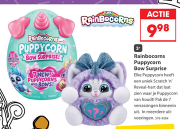 Aanbieding: Rainbocorns Puppycorn Bow Surprise