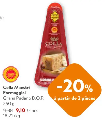 Offre: Grana Padano D.O.P.