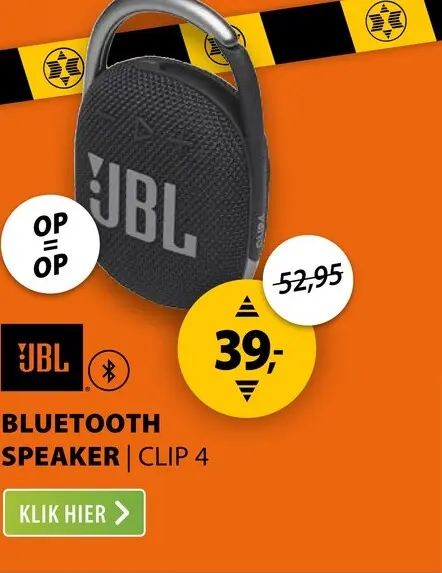 Aanbieding: JBL CLIP 4 Zwart