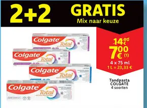 Aanbieding: Tandpasta COLGATE