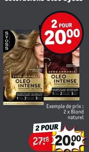 Offre: Oleo Intense Permanent Oil Color