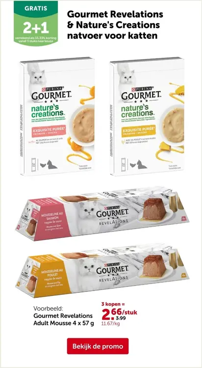 Promotie: Gourmet Revelations Adult Mousse