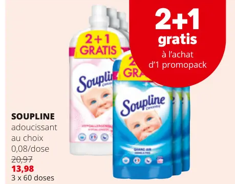Offre: Adoucissant au choix