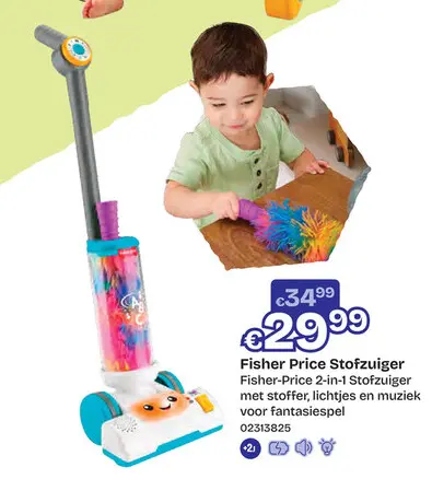Promotie: Fisher Price Stofzuiger