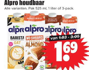 Aanbieding: Alpro houdbaar