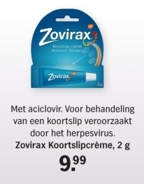 Aanbieding: Zovirax Koortslipcrème