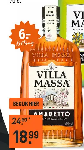 Aanbieding: Villa Massa Amaretto 70CL