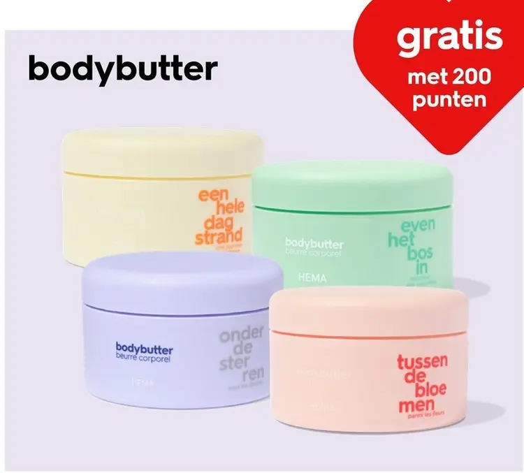 Promotie: Bodybutter