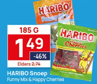 Aanbieding: Snoep Funny Mix & Happy Cherries