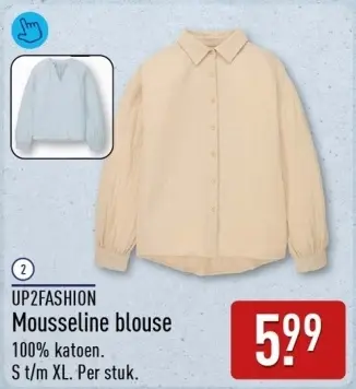 Aanbieding: Mousseline blouse
