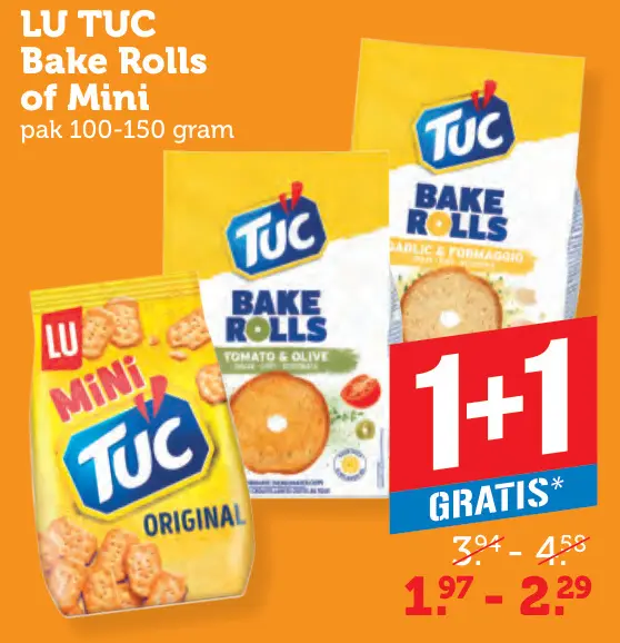 Aanbieding: Bake Rolls of Mini