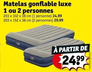 Offre: Matelas gonflable luxe
