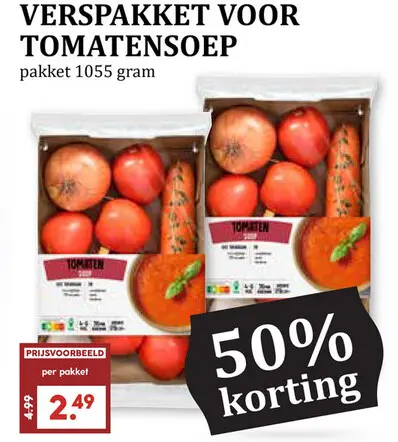 Aanbieding: Verspakket voor tomatensoep