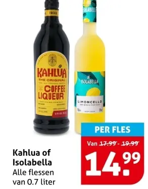 Aanbieding: Kahlua of Isolabella