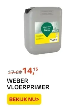 Aanbieding: WEBER VLOERPRIMER