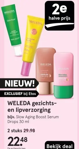 Aanbieding: WELEDA gezichts- en lipverzorging