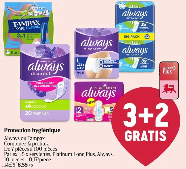 Offre: Protection hygiénique