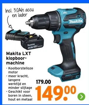 Aanbieding: LXT klopboormachine