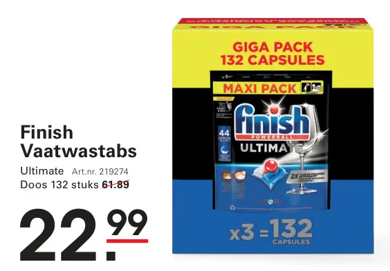Aanbieding: Finish Vaatwastabs