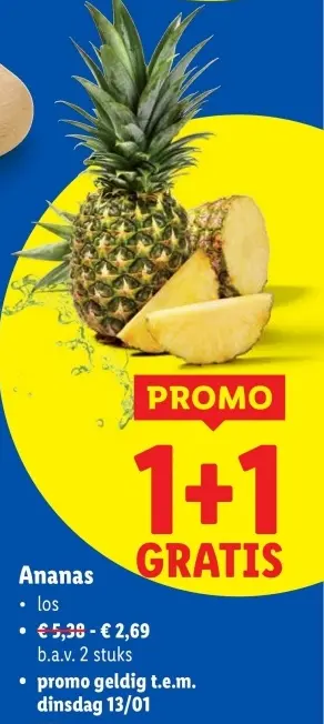 Promotie: Ananas